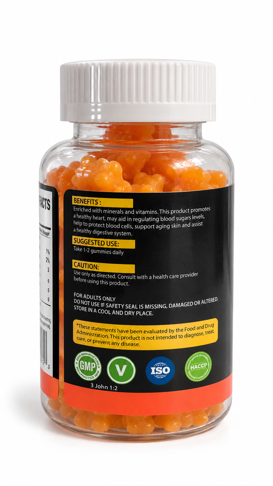 Orange Sea Moss Gummies