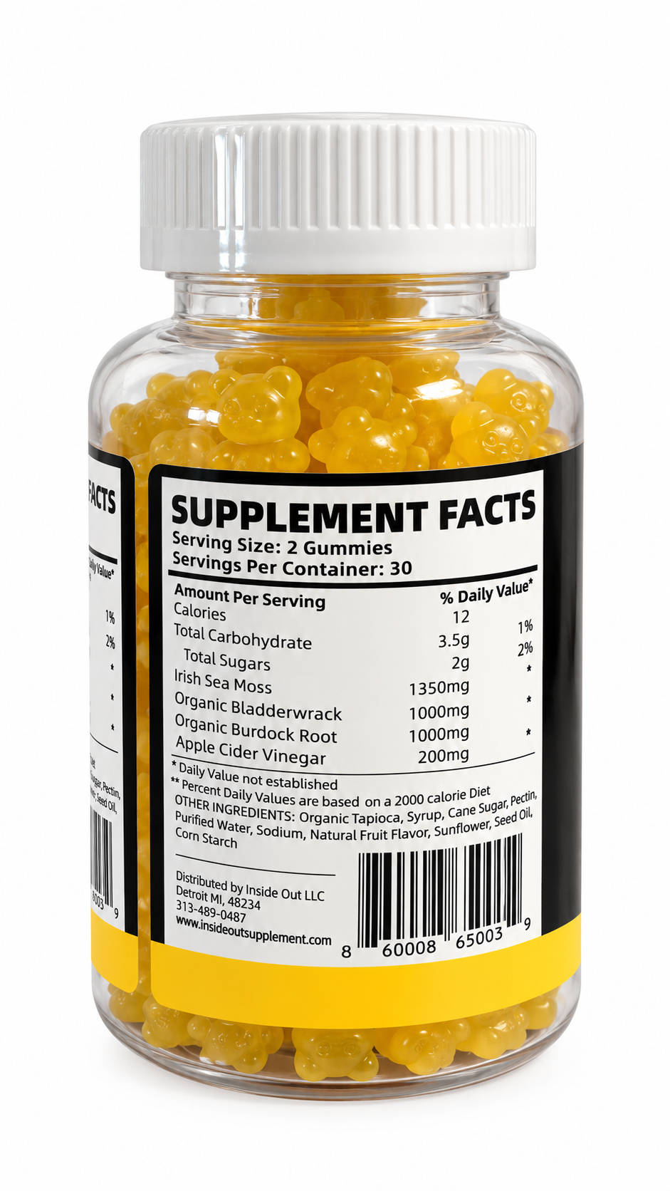 Pineapple Sea Moss Gummies