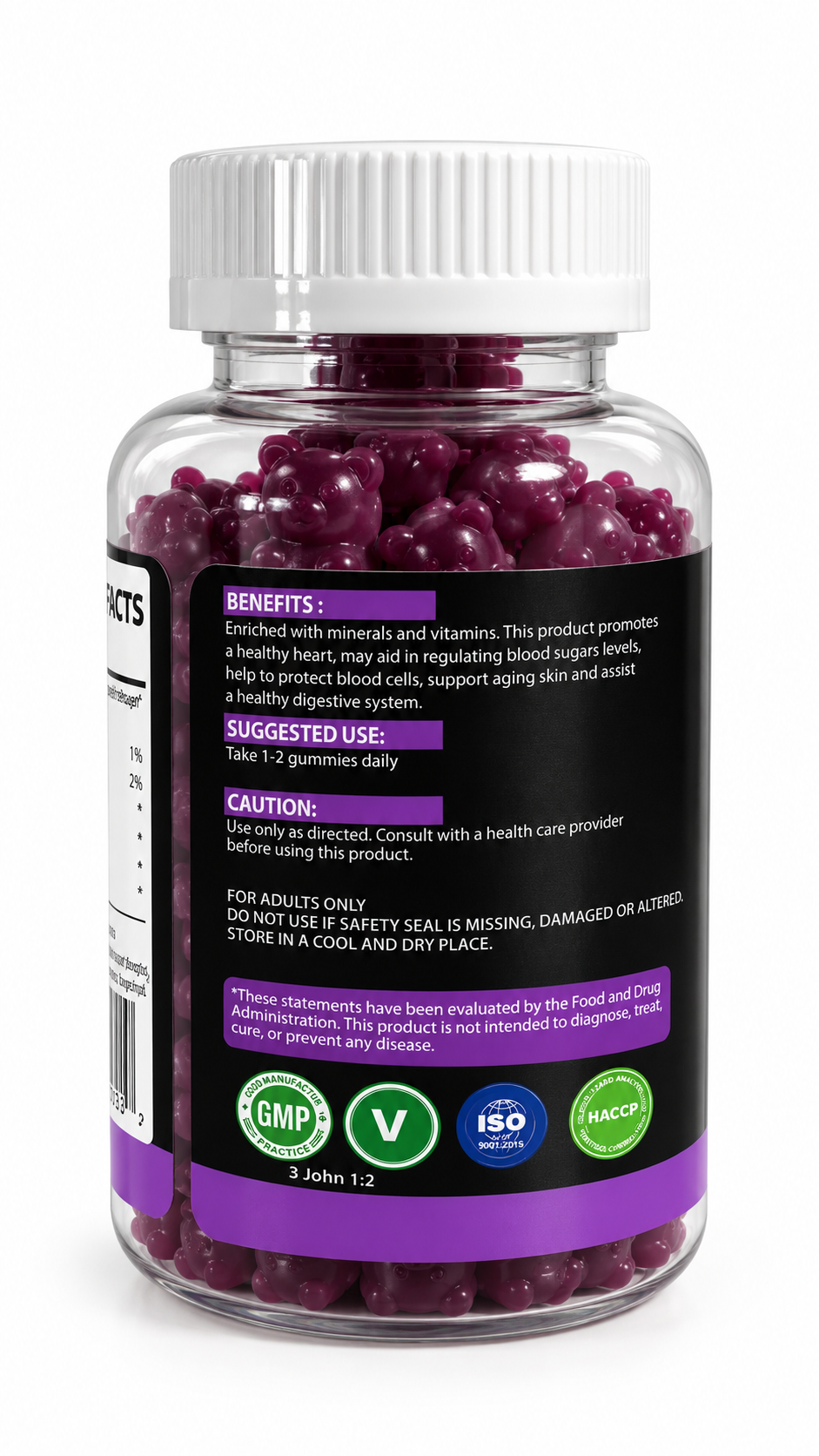 Grape Sea Moss Gummies