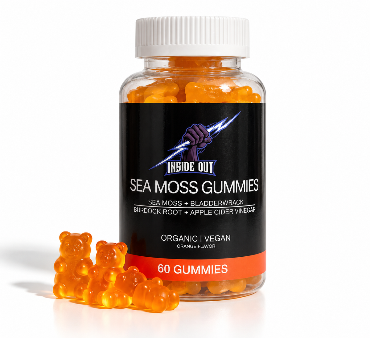 Orange Sea Moss Gummies