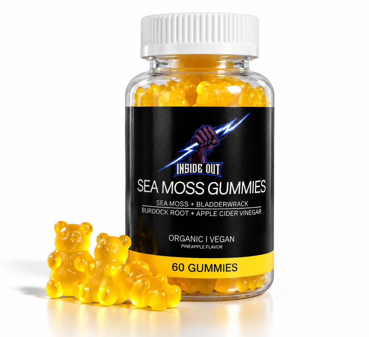 Pineapple Sea Moss Gummies