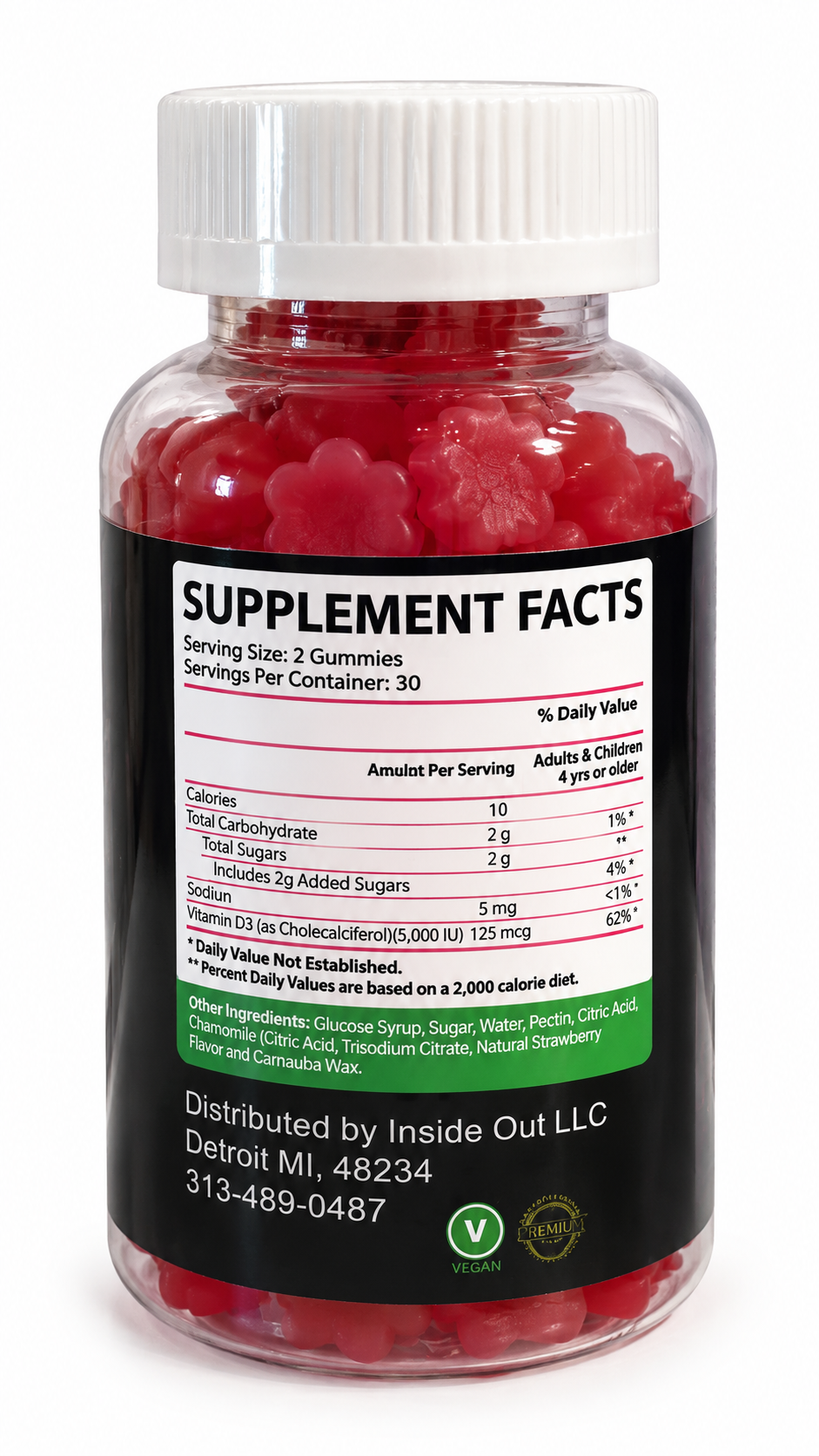 Vitamin D - Strawberry